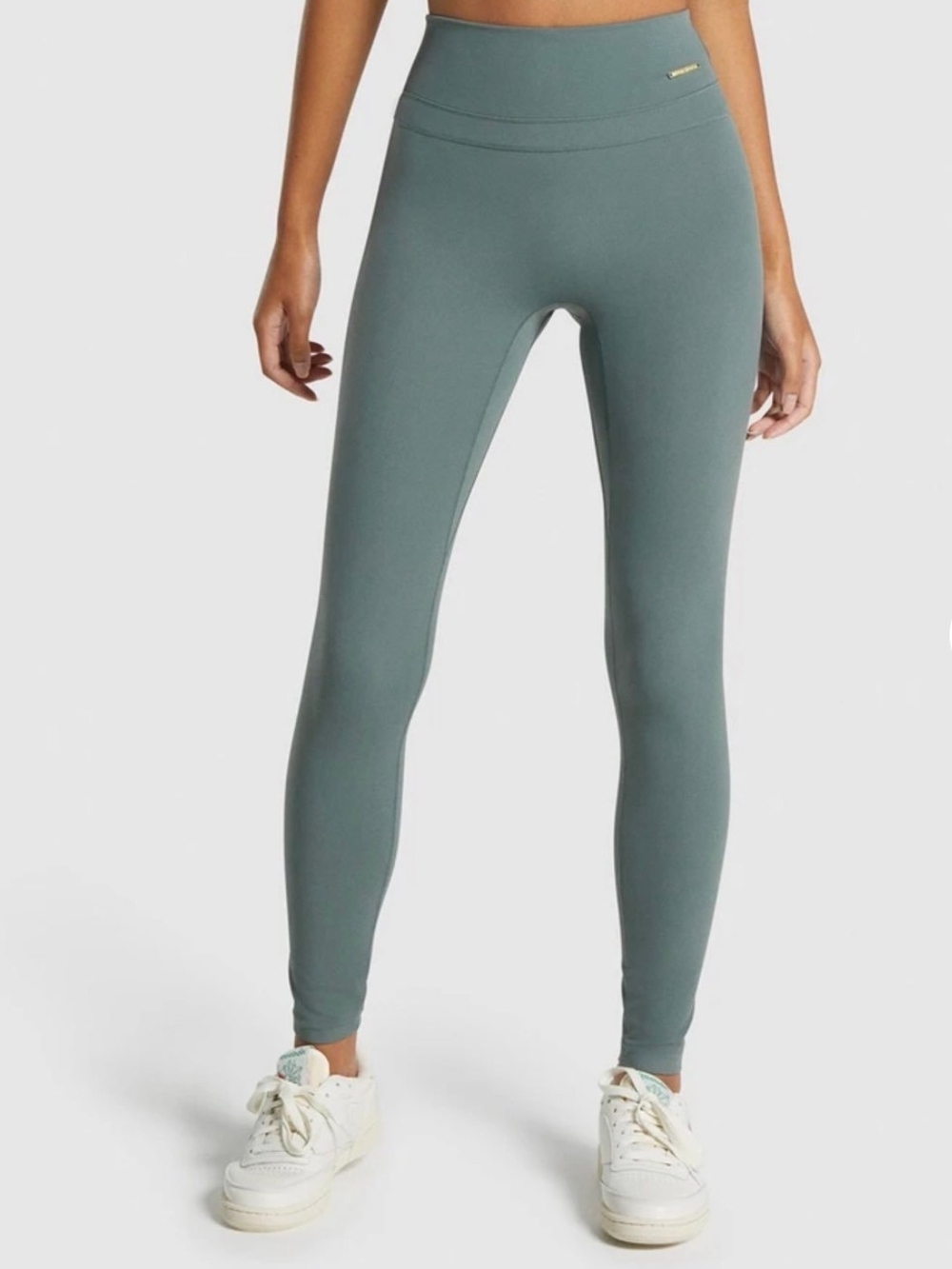 Whitney x Gymshark V3 Leggings Eucalyptus Small